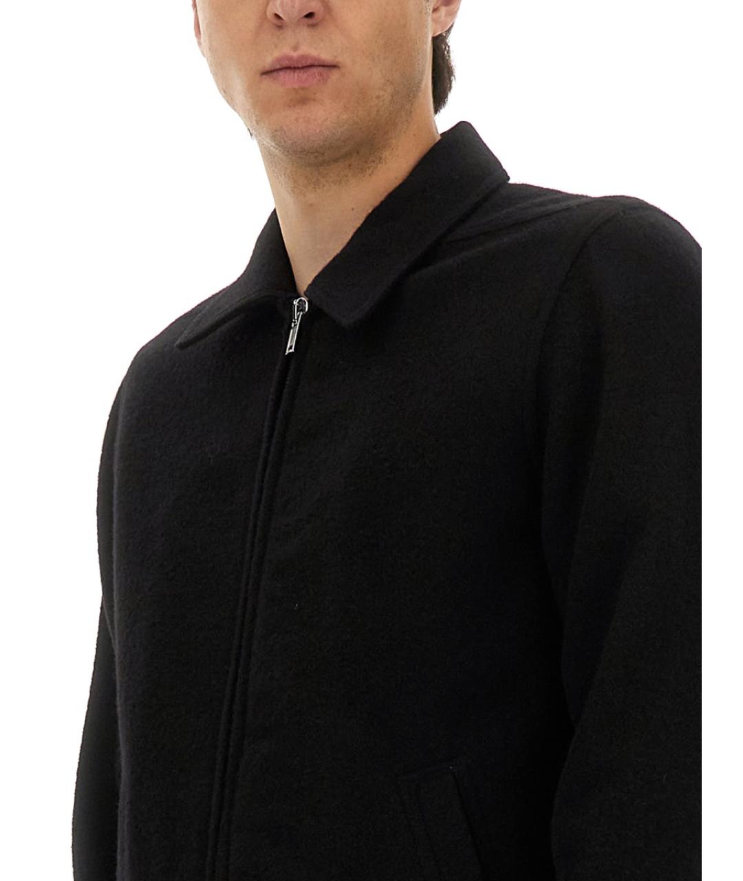 RICK OWENS Черная шерстяная куртка, фото 5