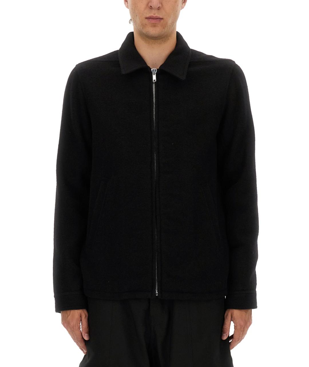 RICK OWENS Черная шерстяная куртка, фото 2
