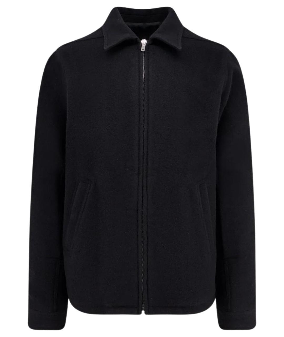 RICK OWENS Черная шерстяная куртка, фото 1