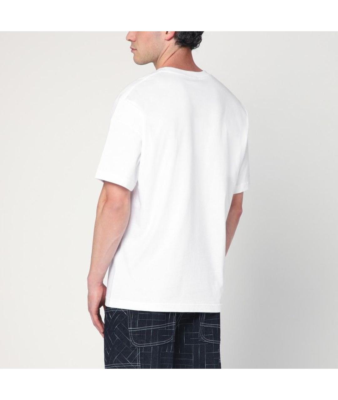 KENZO Белая хлопковая футболка, фото 3