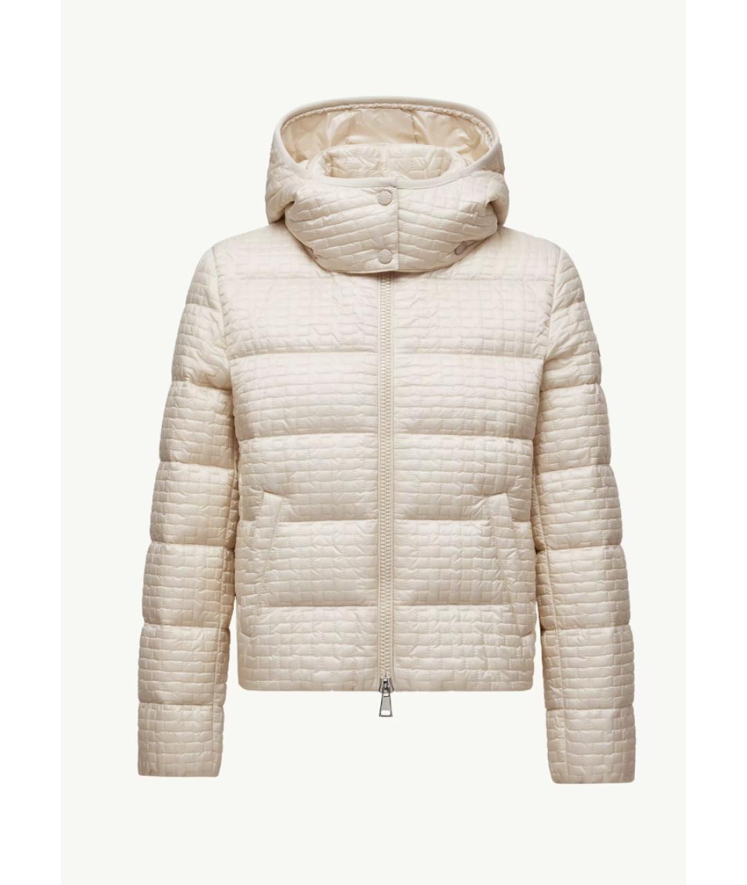 MONCLER Антрацитовый полиэстеровый пуховик, фото 6