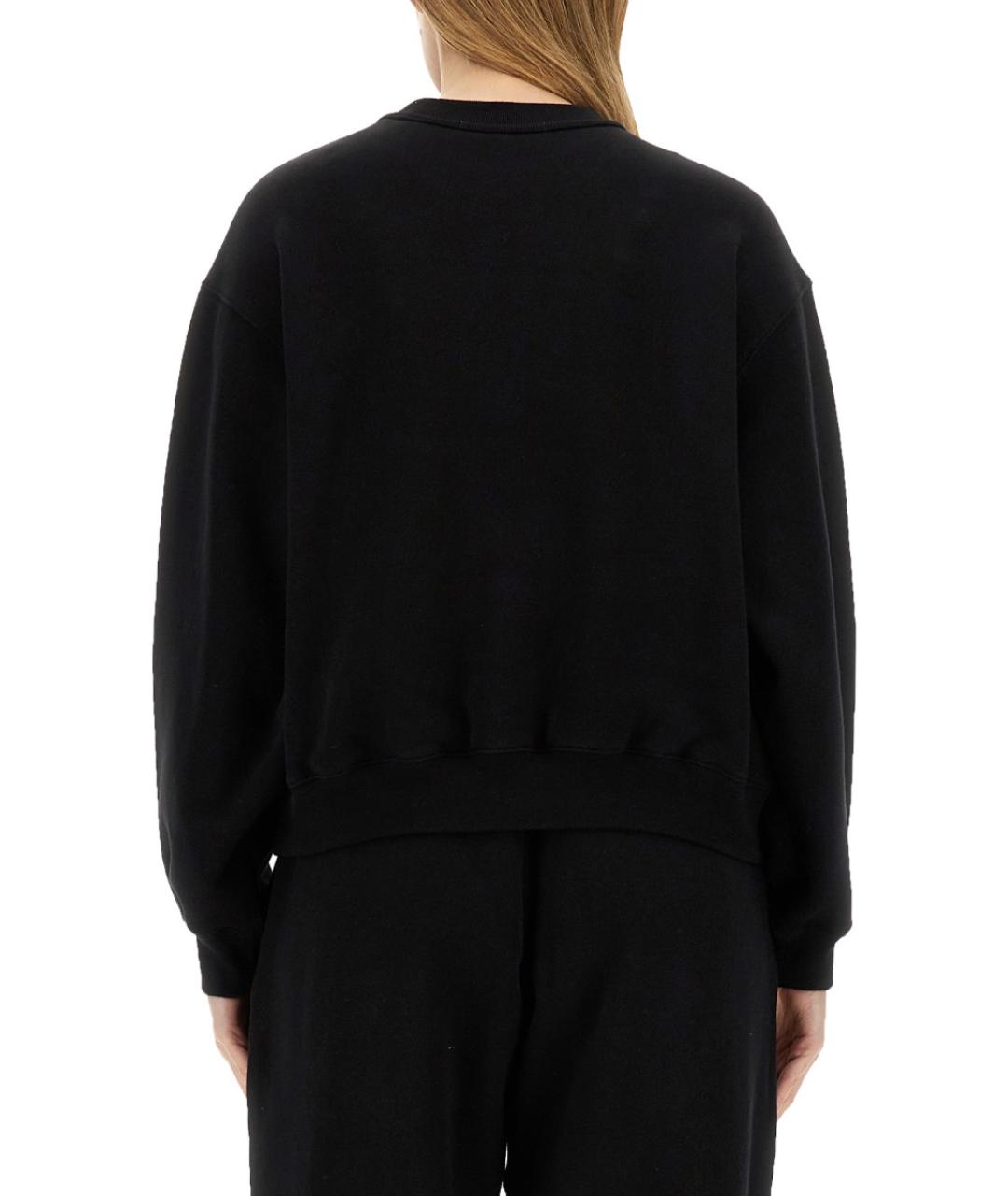 ALEXANDER WANG Черный хлопковый джемпер / свитер, фото 5