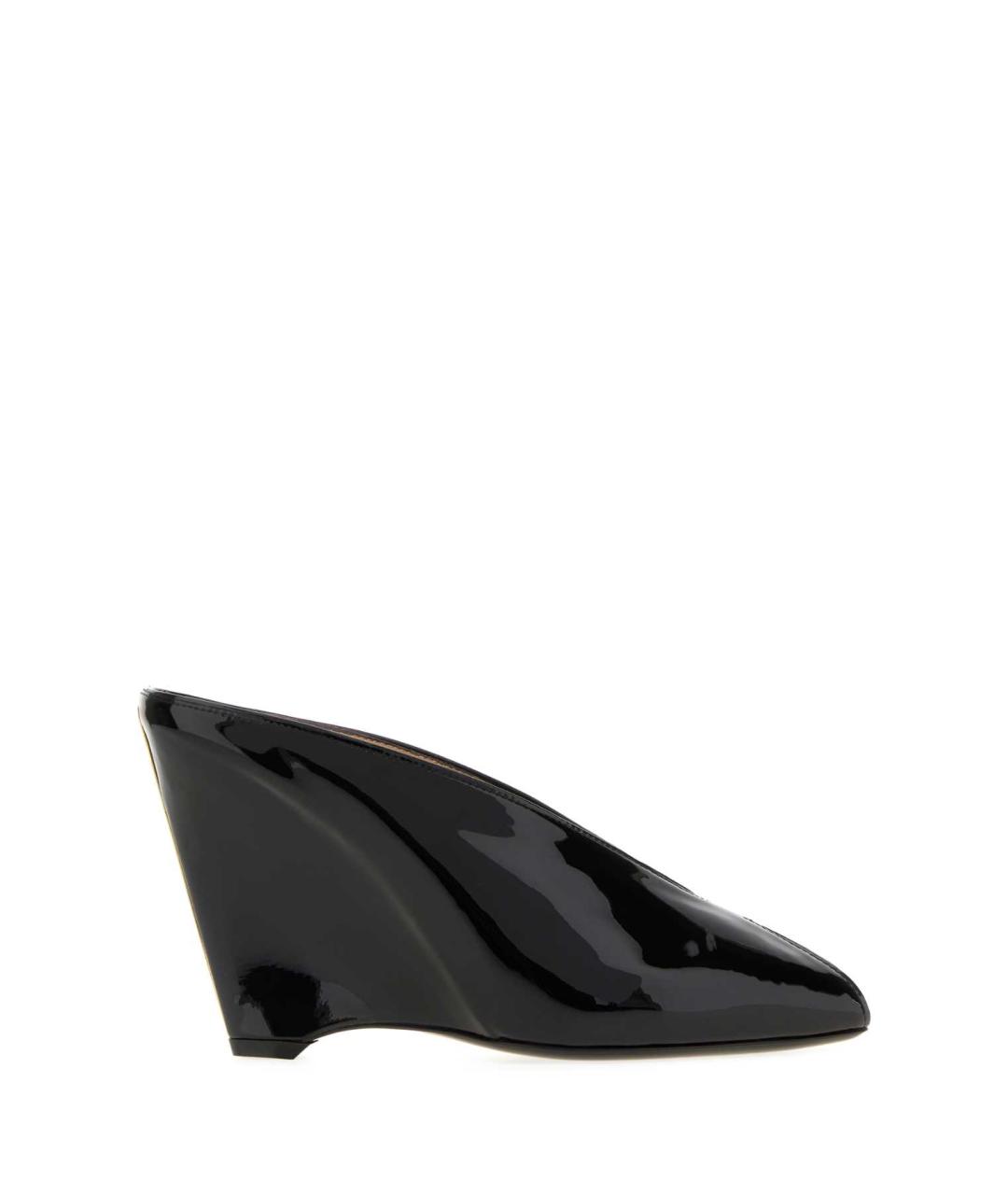 FERRAGAMO Черные кожаные туфли, фото 1