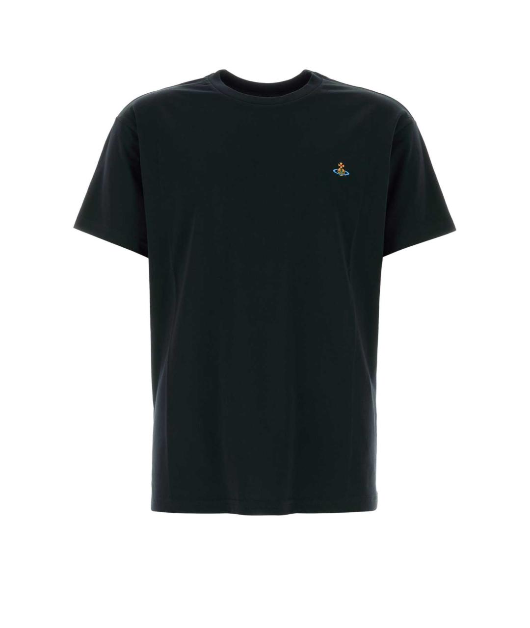 VIVIENNE WESTWOOD Черная хлопковая футболка, фото 1