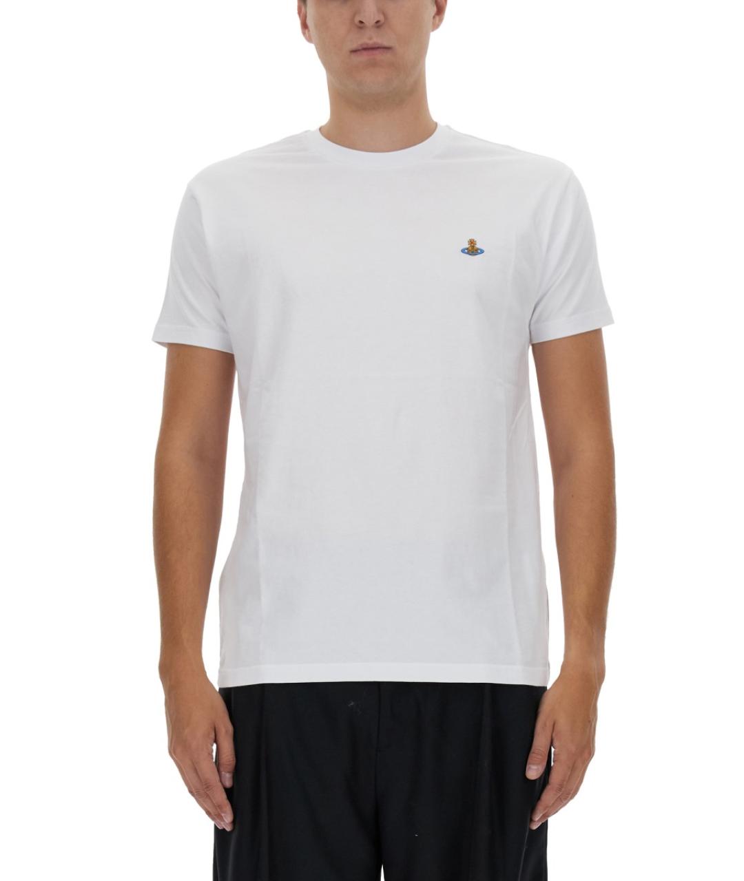 VIVIENNE WESTWOOD Белая хлопковая футболка, фото 2