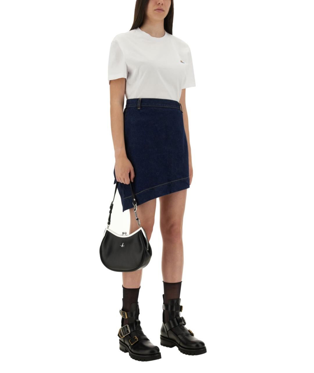 VIVIENNE WESTWOOD Белая хлопковая футболка, фото 4