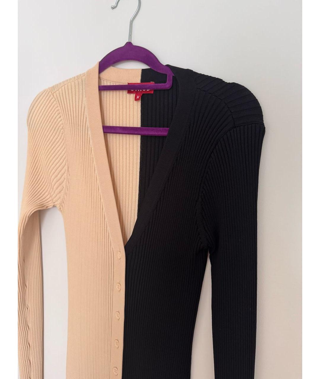 STAUD Черное хлопковое повседневное платье, фото 6