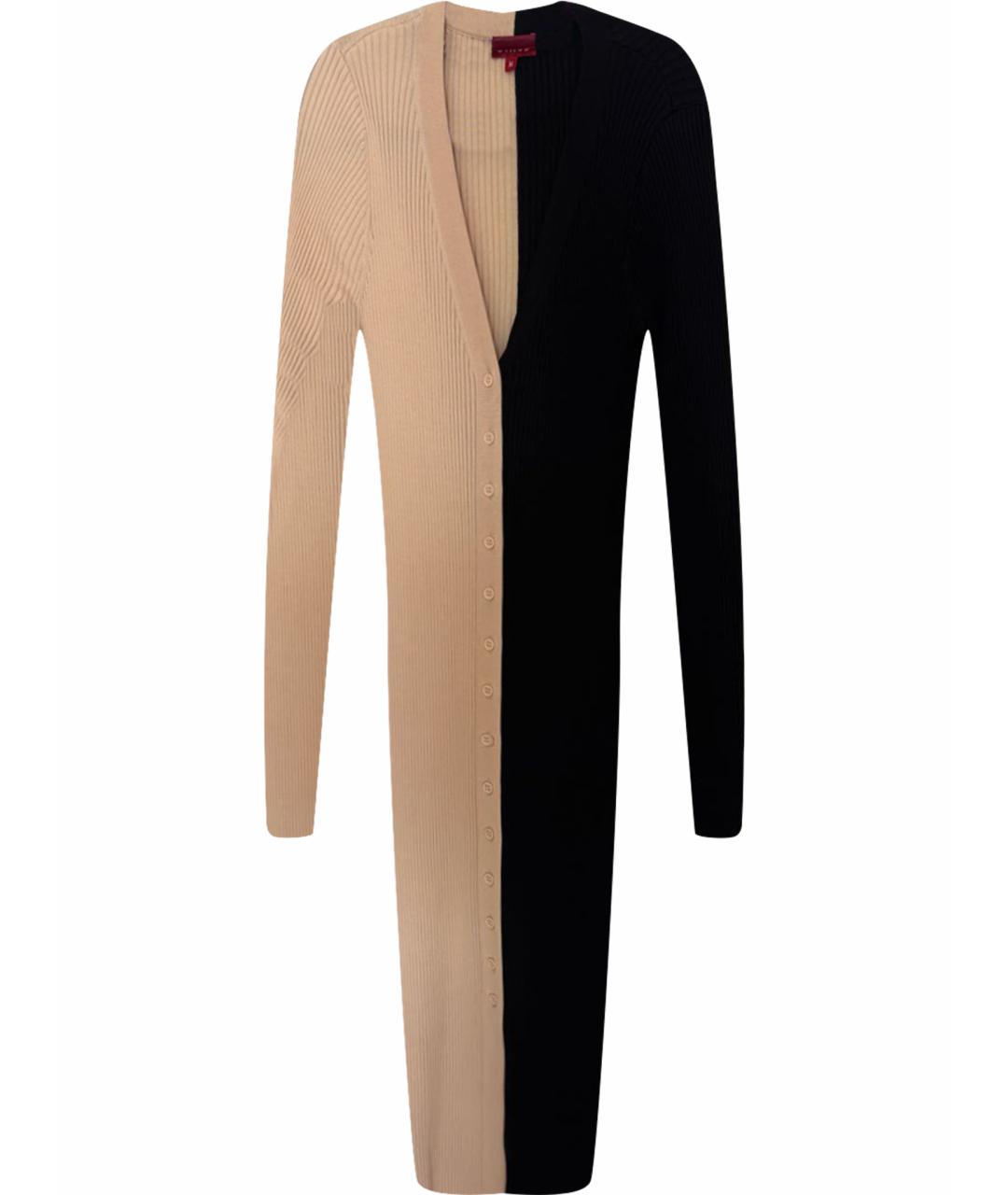 STAUD Черное хлопковое повседневное платье, фото 1