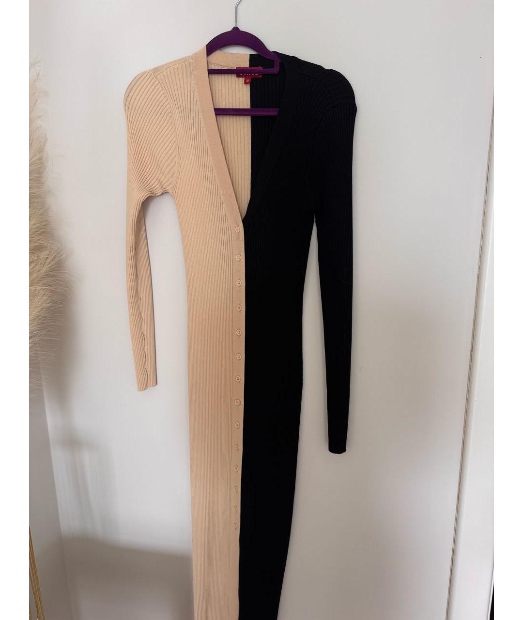 STAUD Черное хлопковое повседневное платье, фото 8