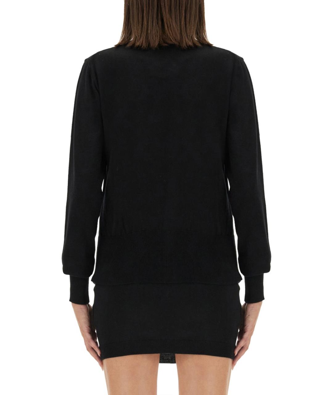 VIVIENNE WESTWOOD Черный хлопковый кардиган, фото 6