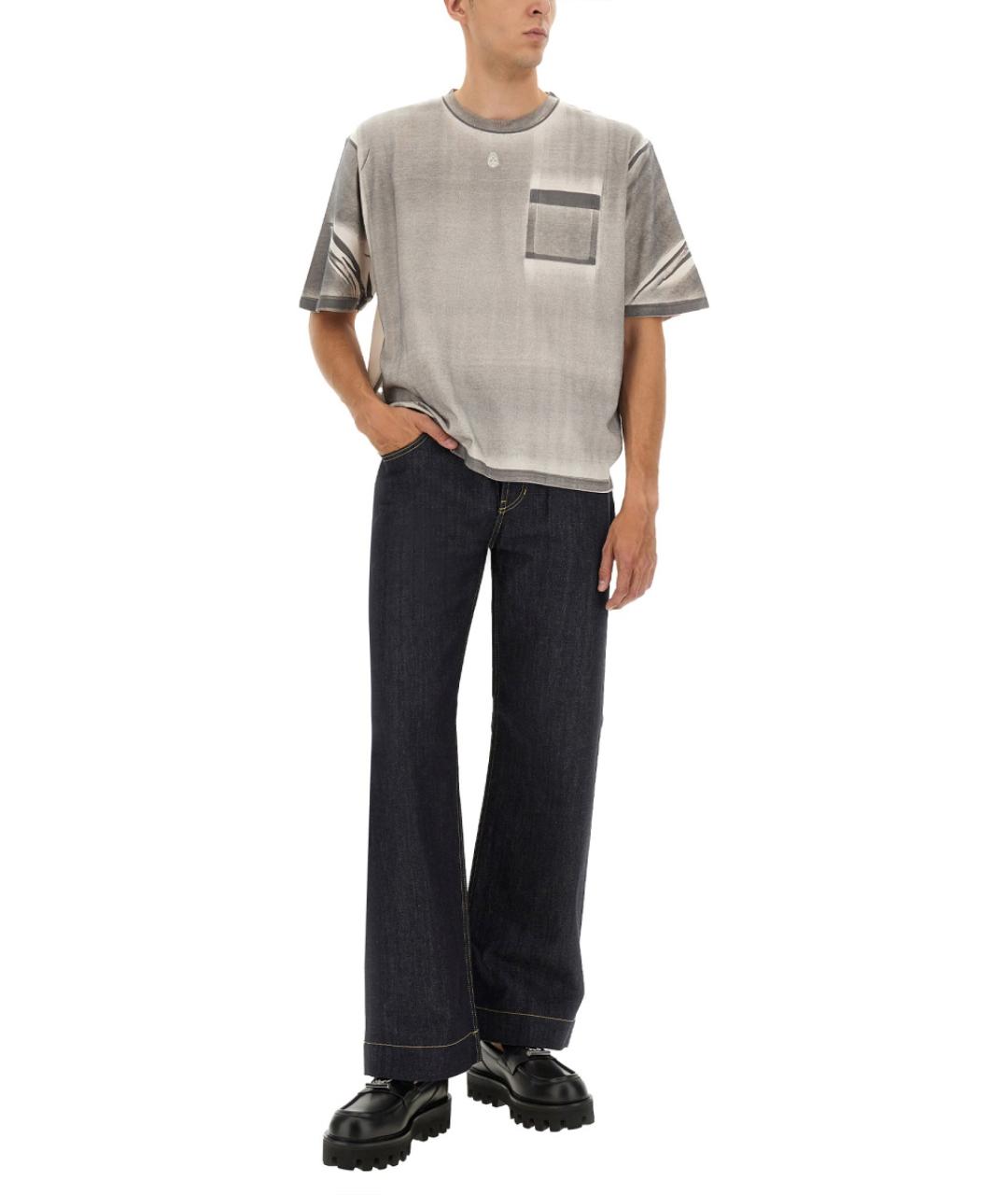 ALEXANDER MCQUEEN Мульти хлопковая футболка, фото 3