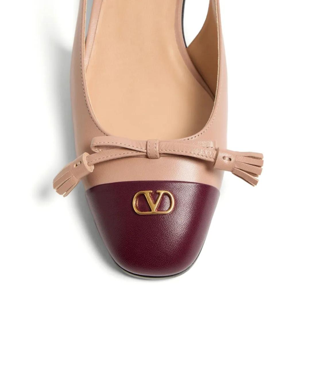 VALENTINO Мульти кожаные балетки, фото 5