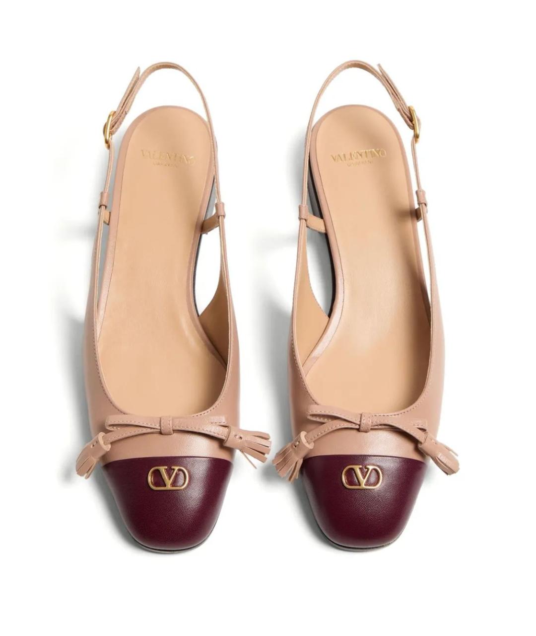 VALENTINO Мульти кожаные балетки, фото 4
