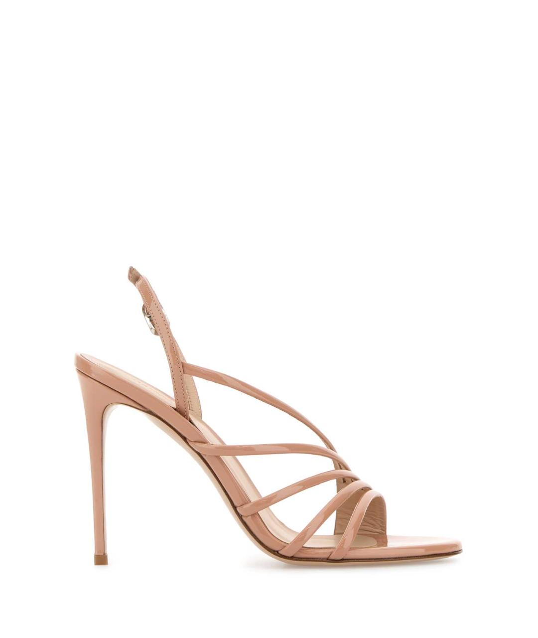 LE SILLA Розовые кожаные босоножки, фото 1