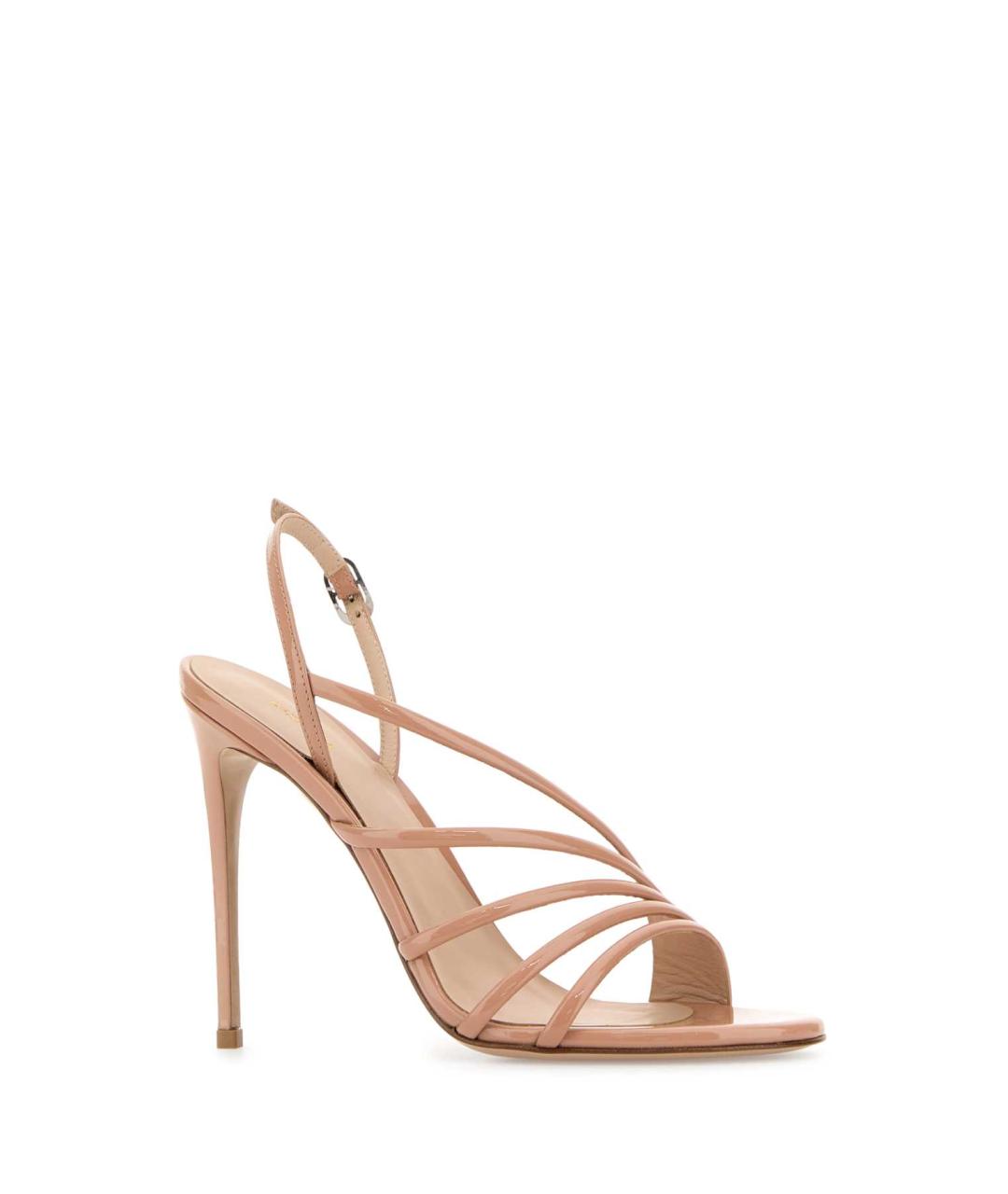 LE SILLA Розовые кожаные босоножки, фото 2