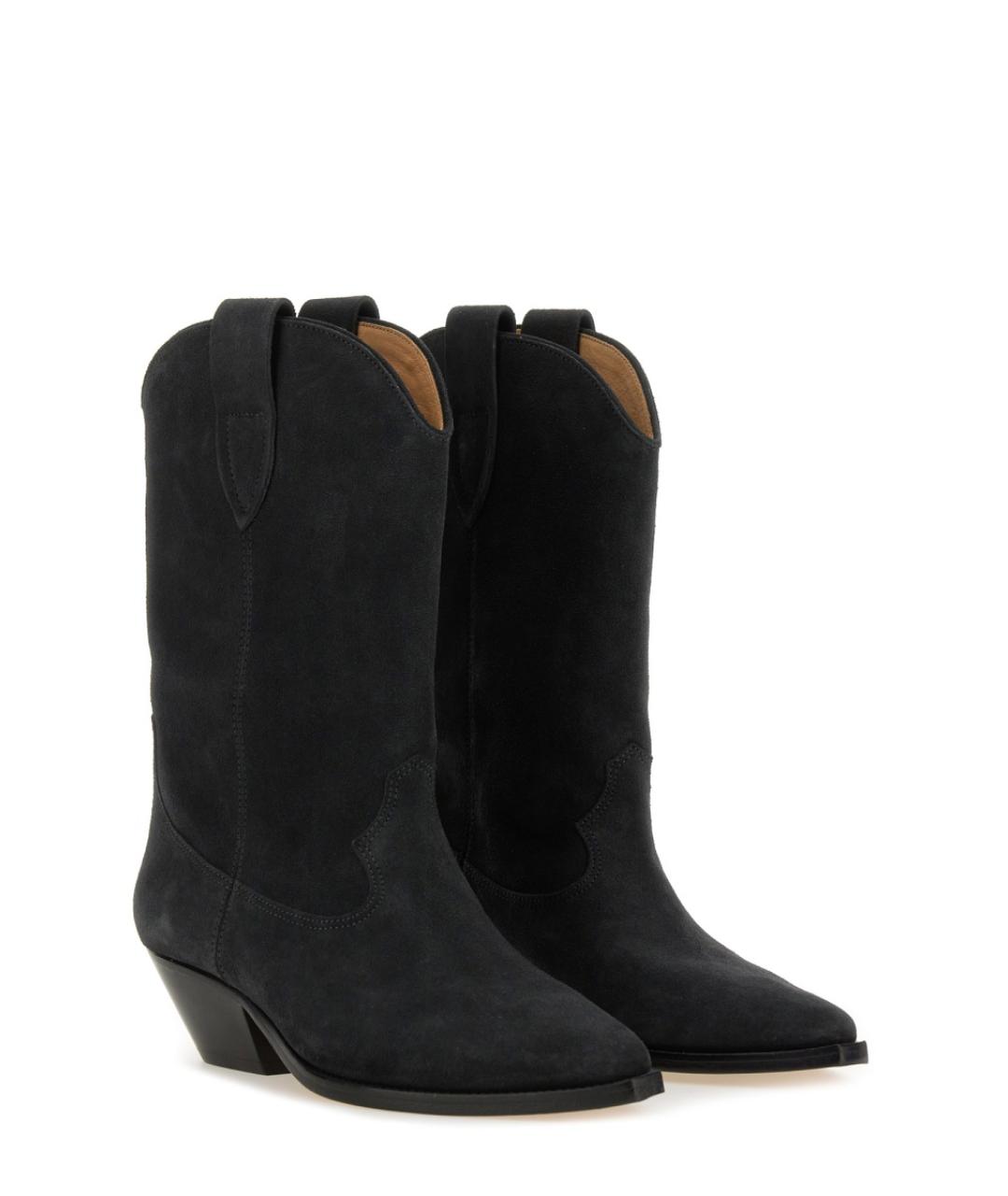 ISABEL MARANT Черные замшевые ботинки, фото 2