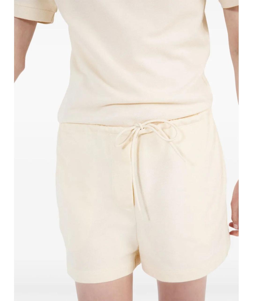 PRADA Бежевые хлопковые шорты, фото 4