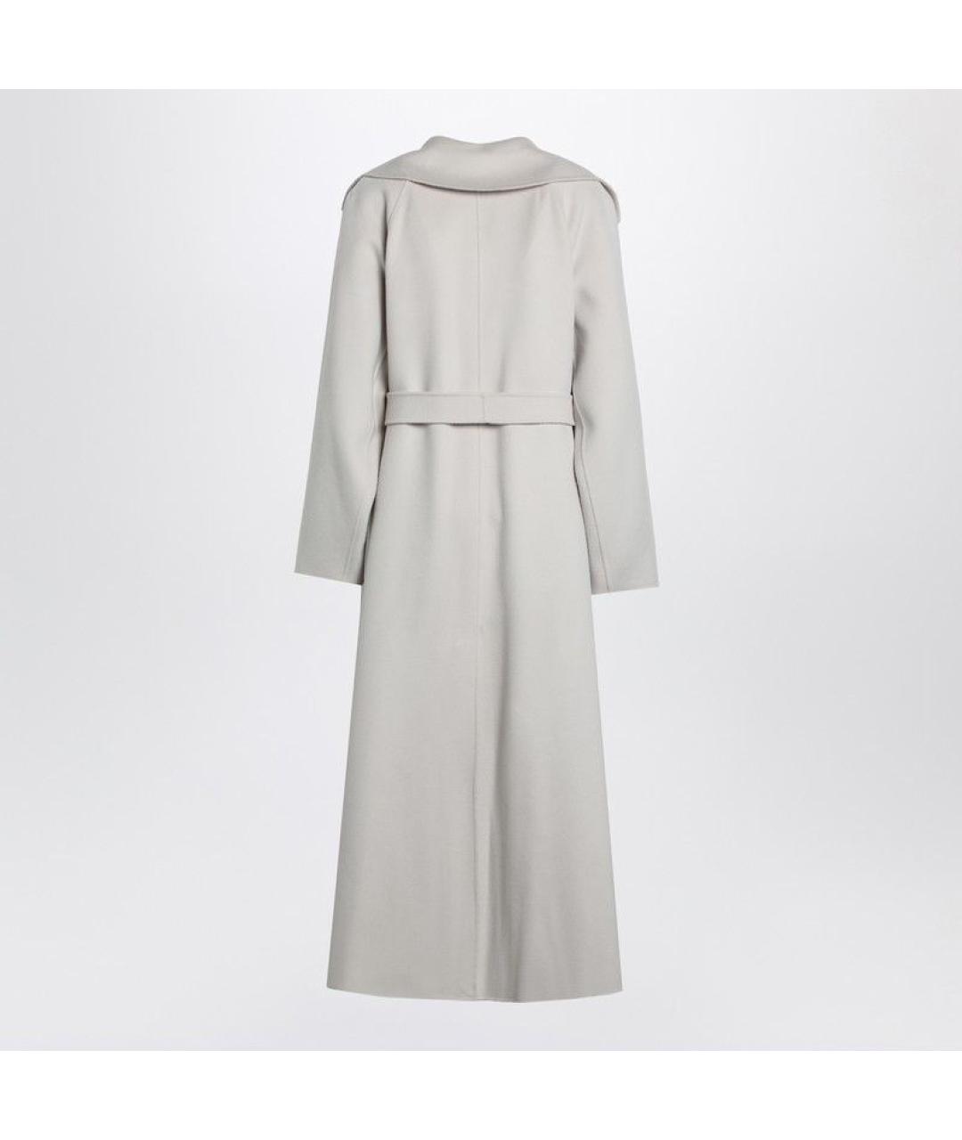 'S MAX MARA Белое шерстяное пальто, фото 2