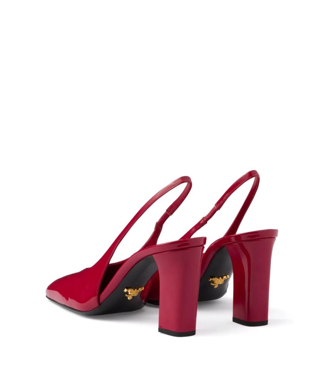 PRADA Красные туфли из лакированной кожи, фото 3