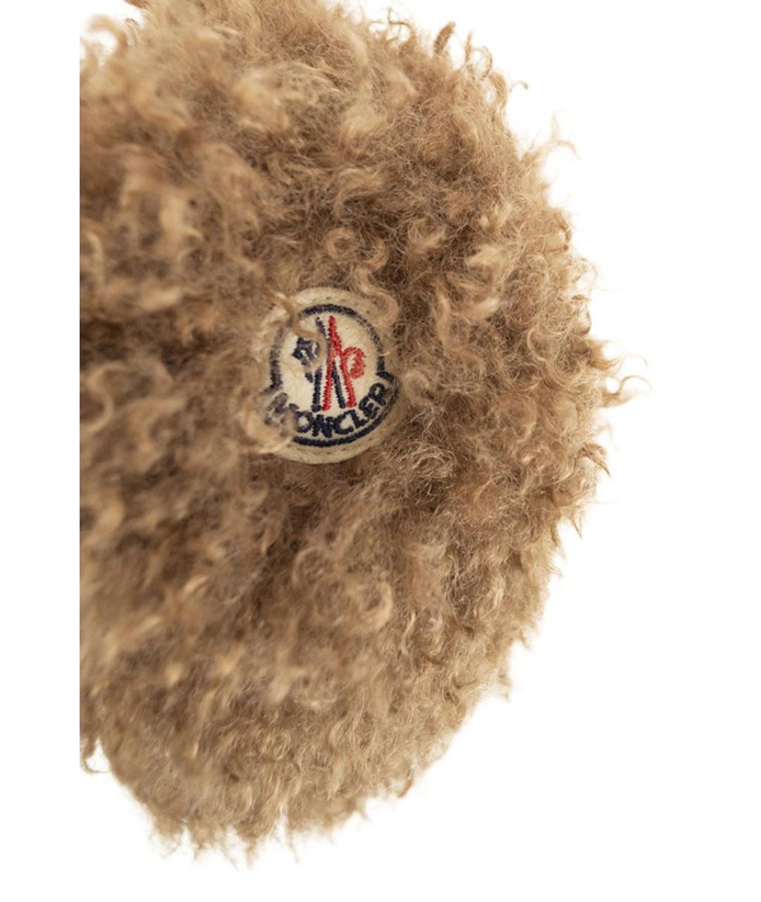 MONCLER Бежевые синтетические наушники, фото 2