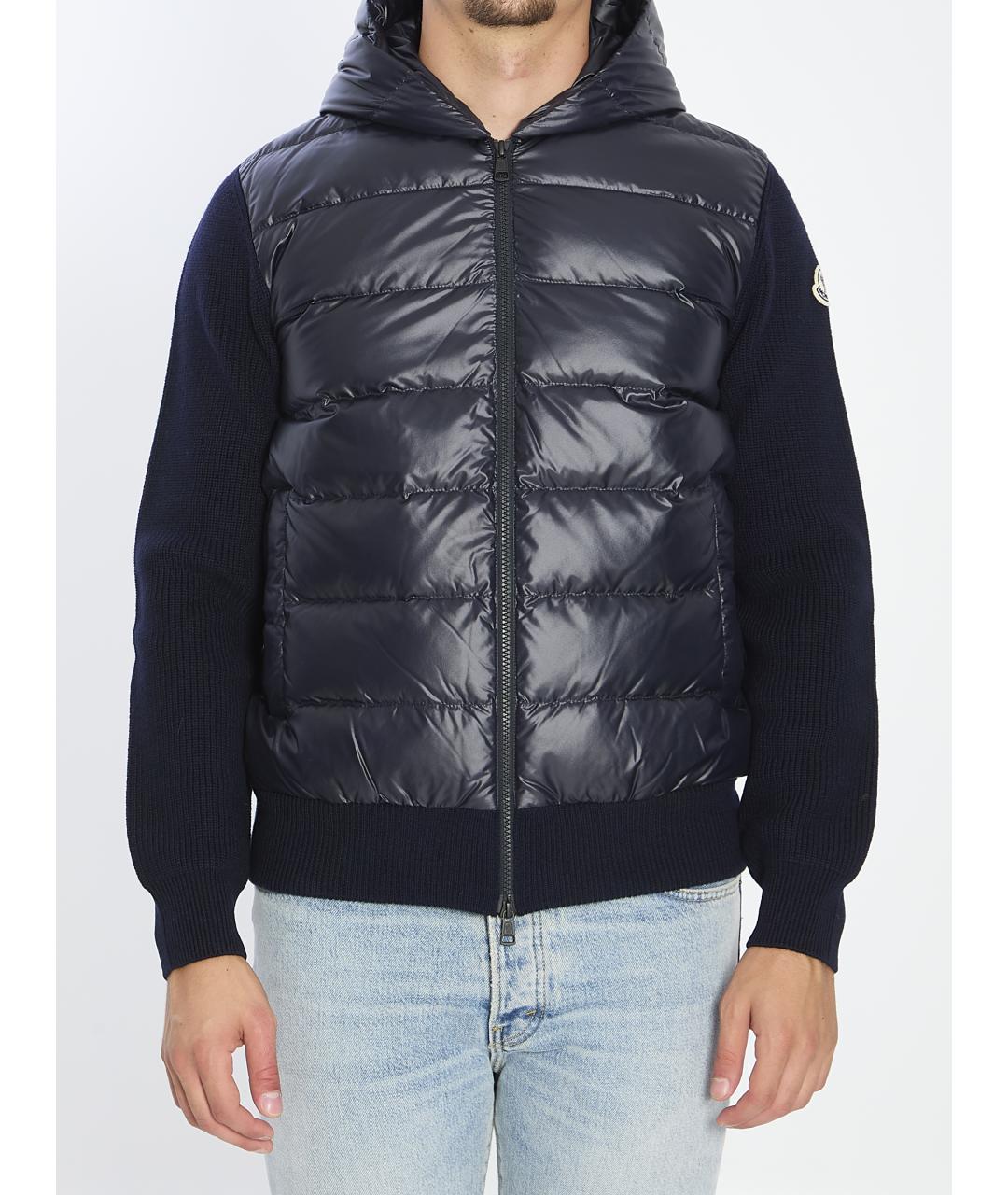 MONCLER Синяя шерстяная куртка, фото 2