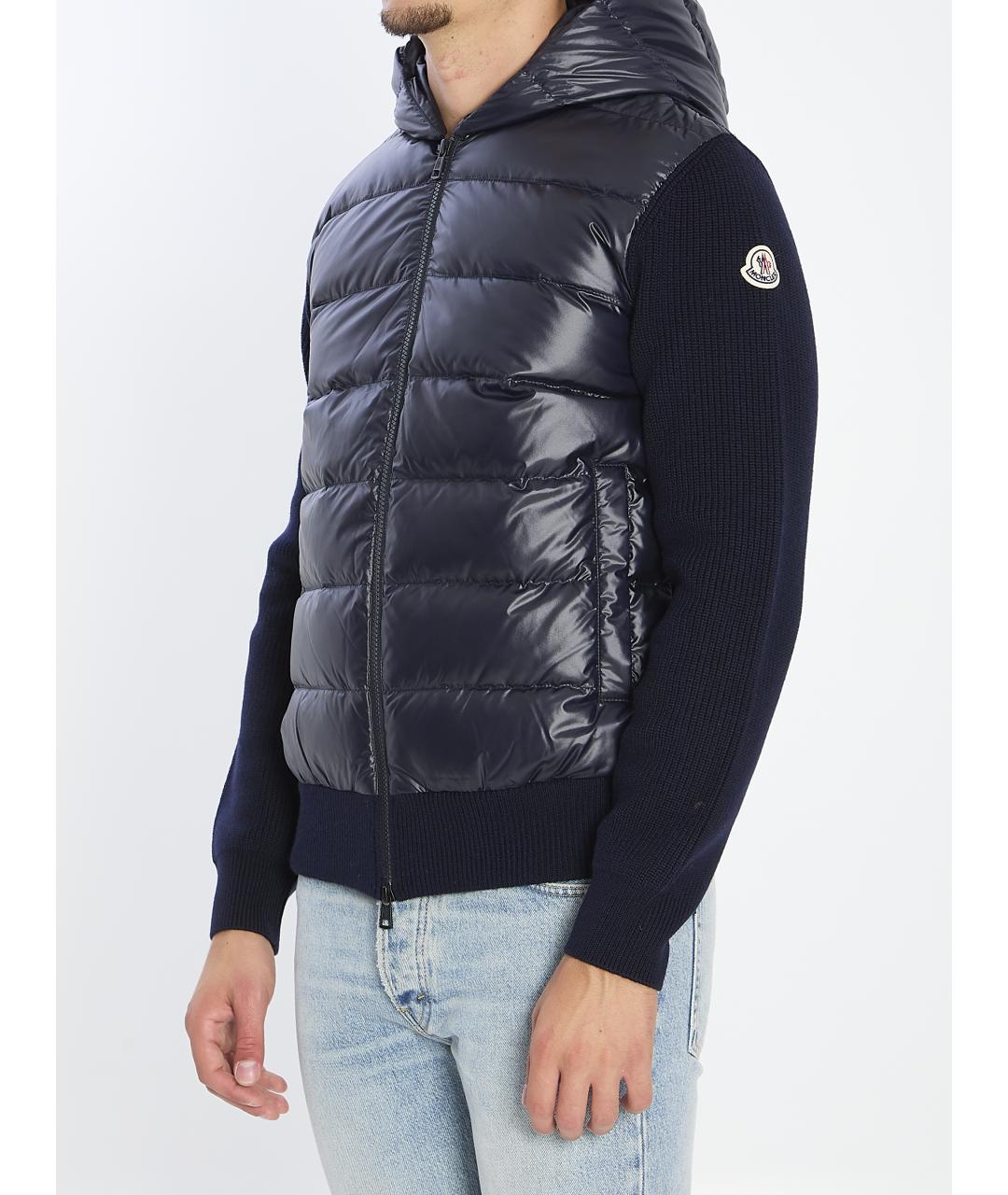 MONCLER Синяя шерстяная куртка, фото 3