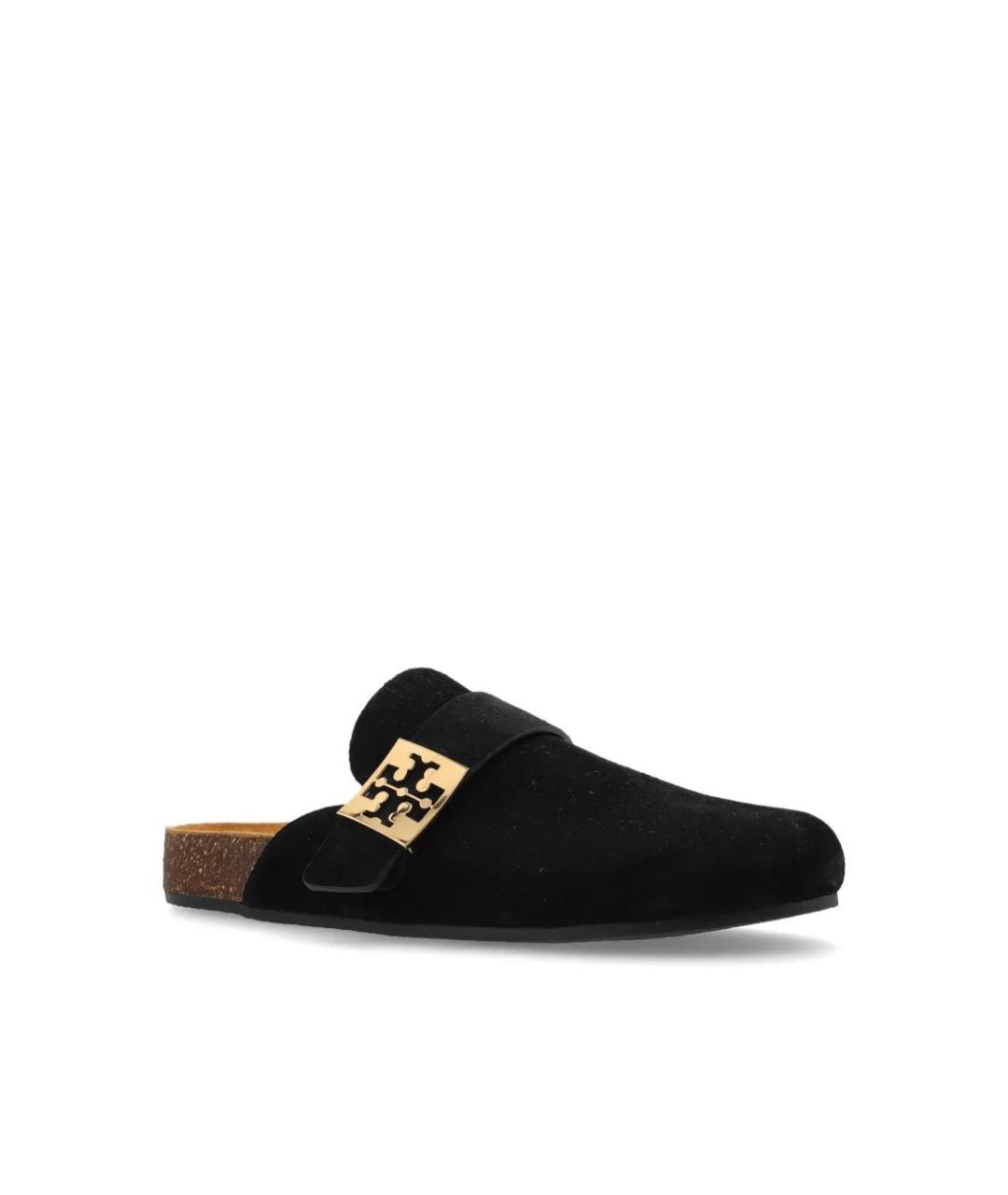 TORY BURCH Черные замшевые мюли, фото 4