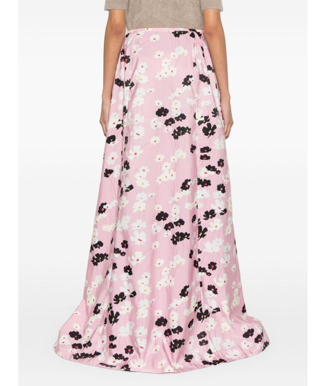 BERNADETTE Розовая полиэстеровая юбка макси, фото 4