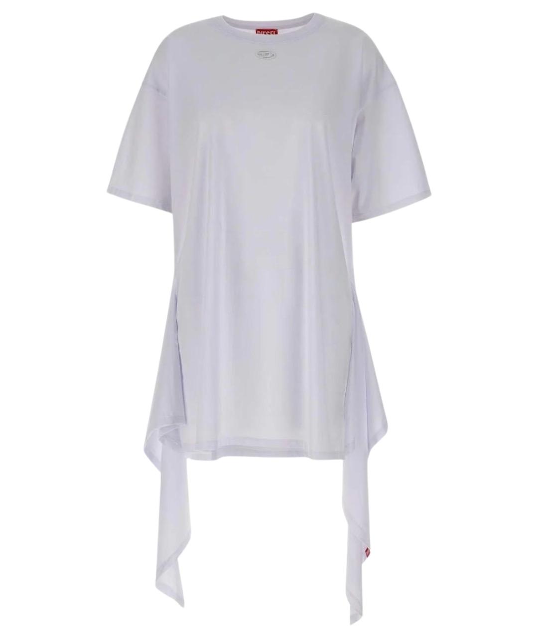 DIESEL Белое хлопковое платье, фото 1