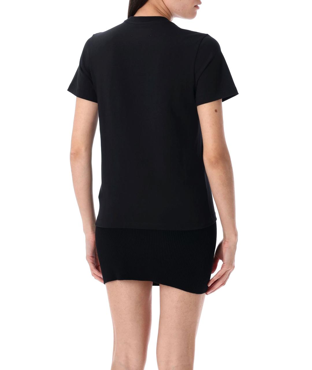 AMIRI Черная хлопковая футболка, фото 3