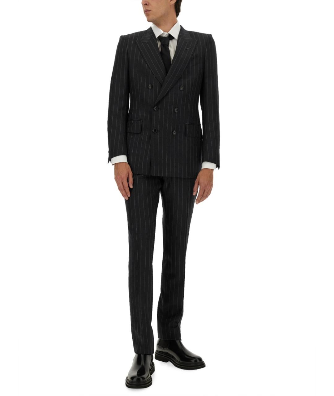 TOM FORD Антрацитовый классический костюм, фото 4