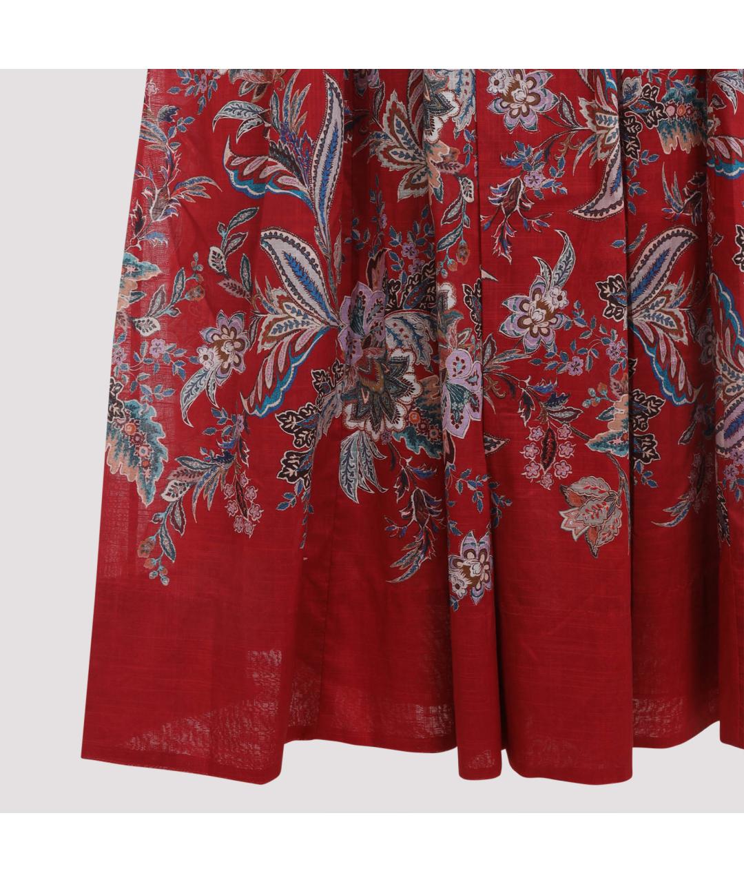 ZIMMERMANN Красное хлопковое повседневное платье, фото 4