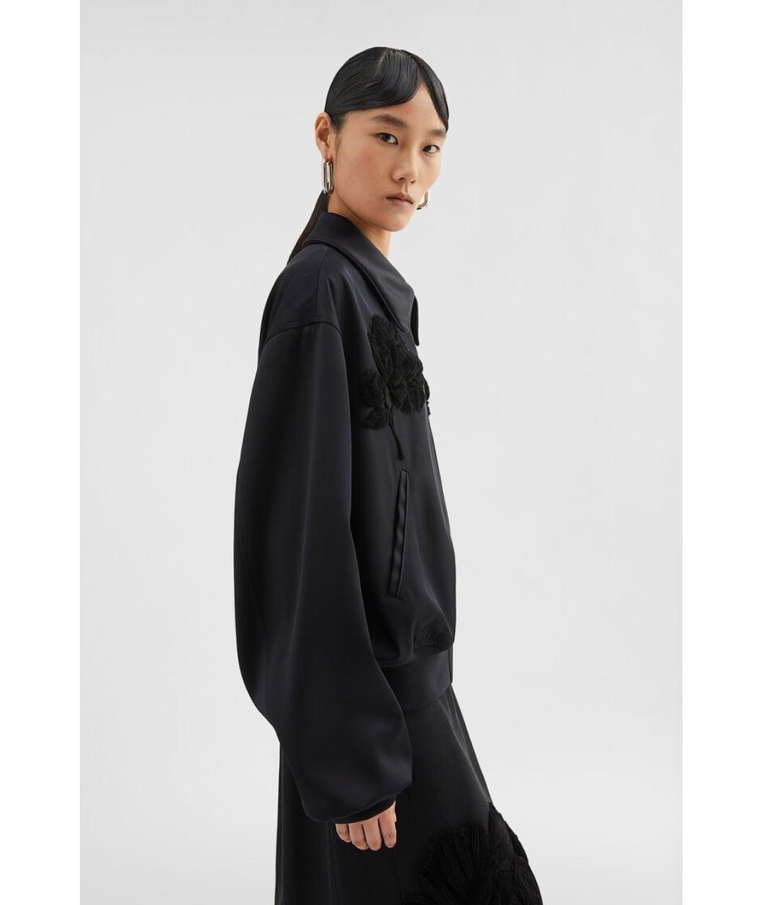 JIL SANDER Черная вискозная куртка, фото 3