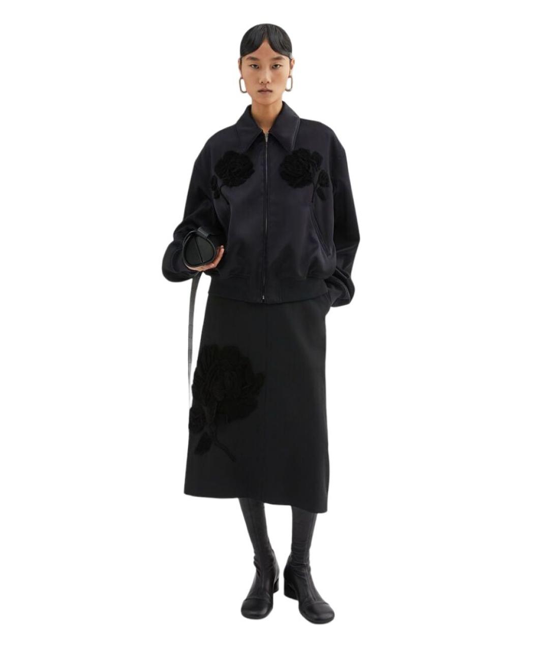 JIL SANDER Черная вискозная куртка, фото 2