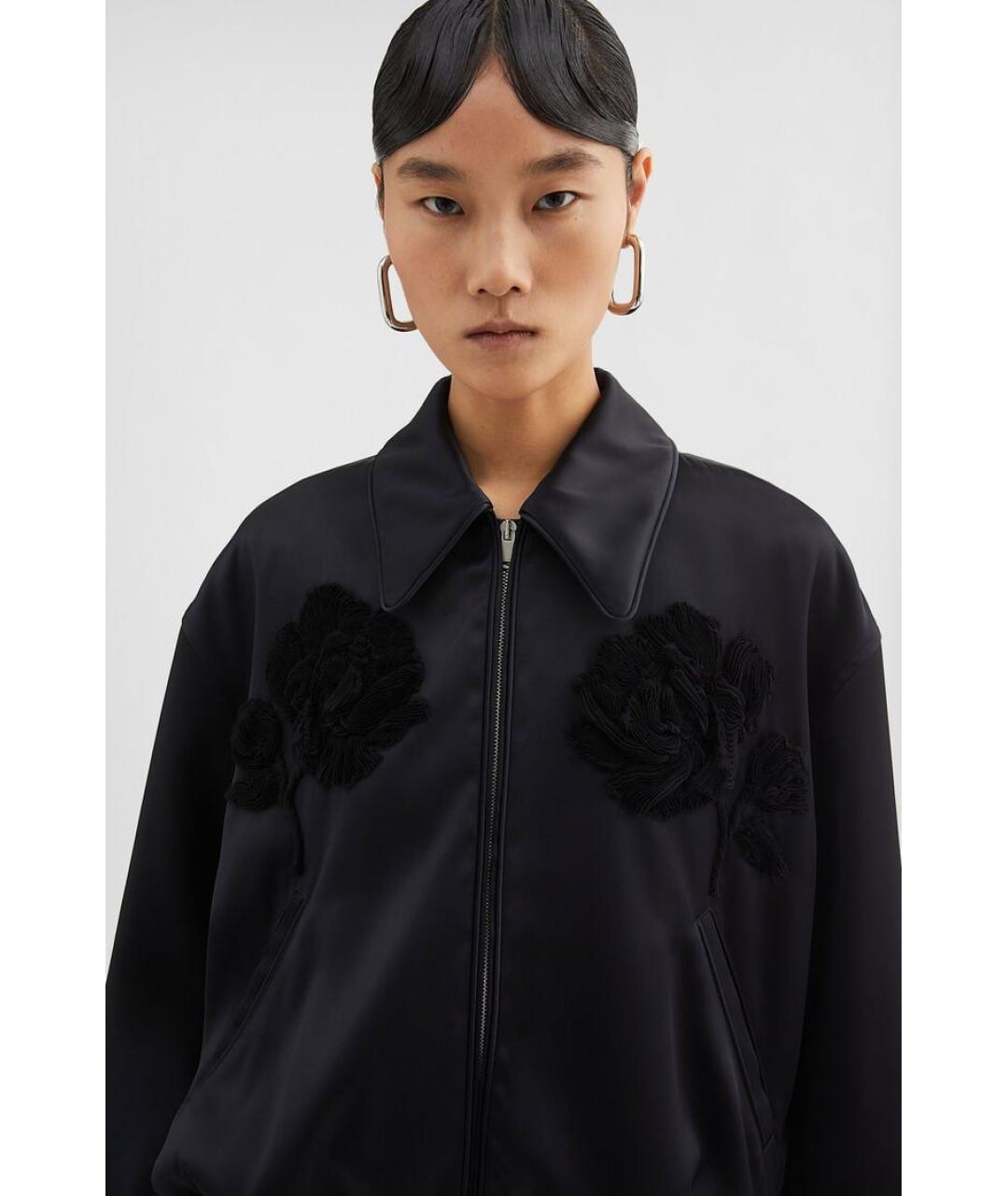 JIL SANDER Черная вискозная куртка, фото 4
