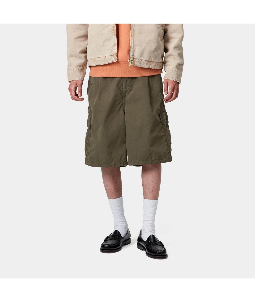 CARHARTT WIP Зеленые хлопковые шорты, фото 2