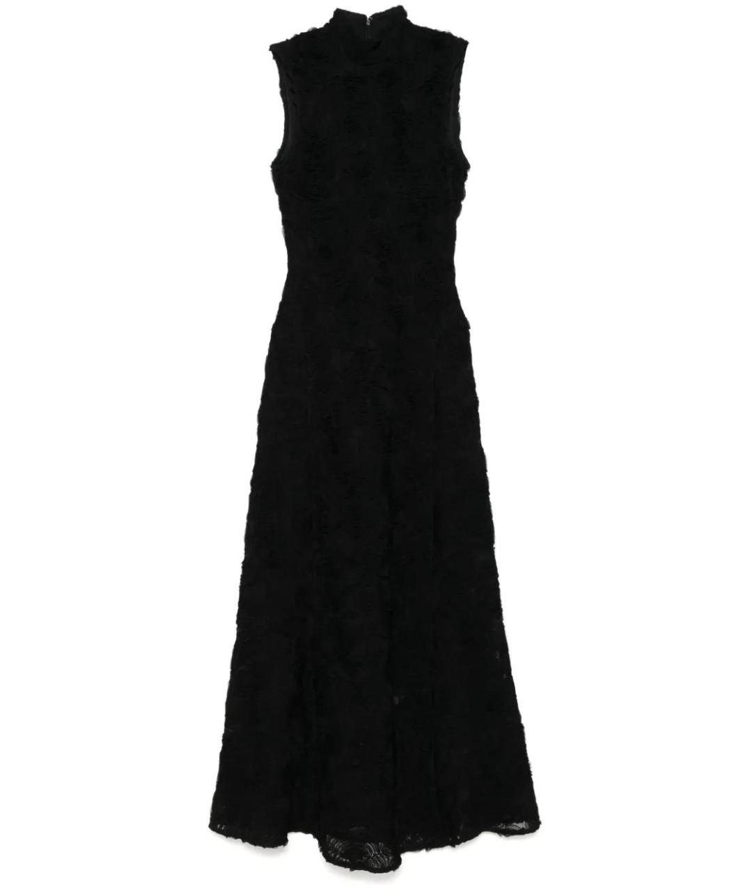 ROTATE Черное полиэстеровое вечернее платье, фото 1