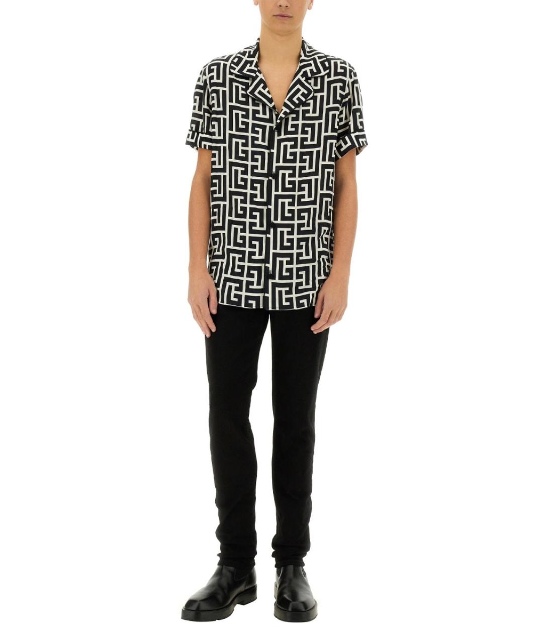 BALMAIN Черная кэжуал рубашка, фото 2