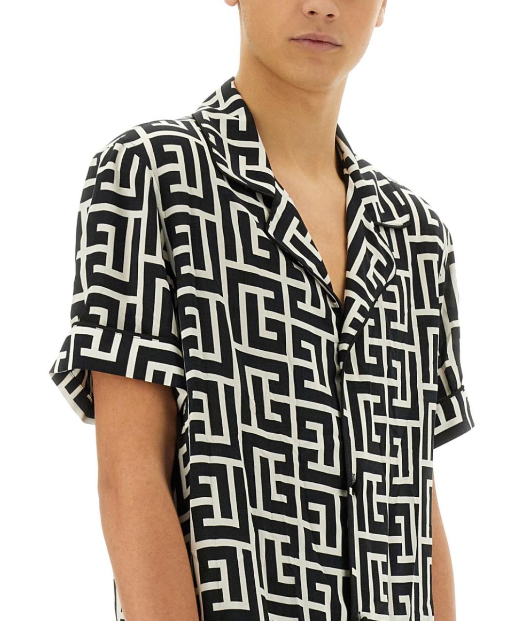 BALMAIN Черная кэжуал рубашка, фото 4