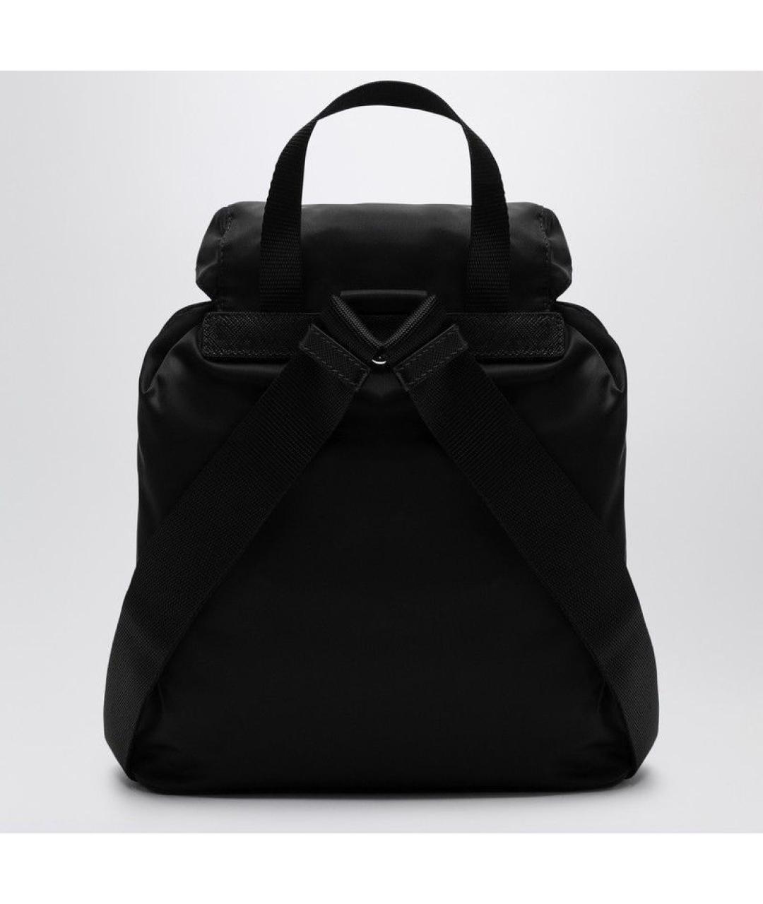 PRADA Черный синтетический рюкзак, фото 2