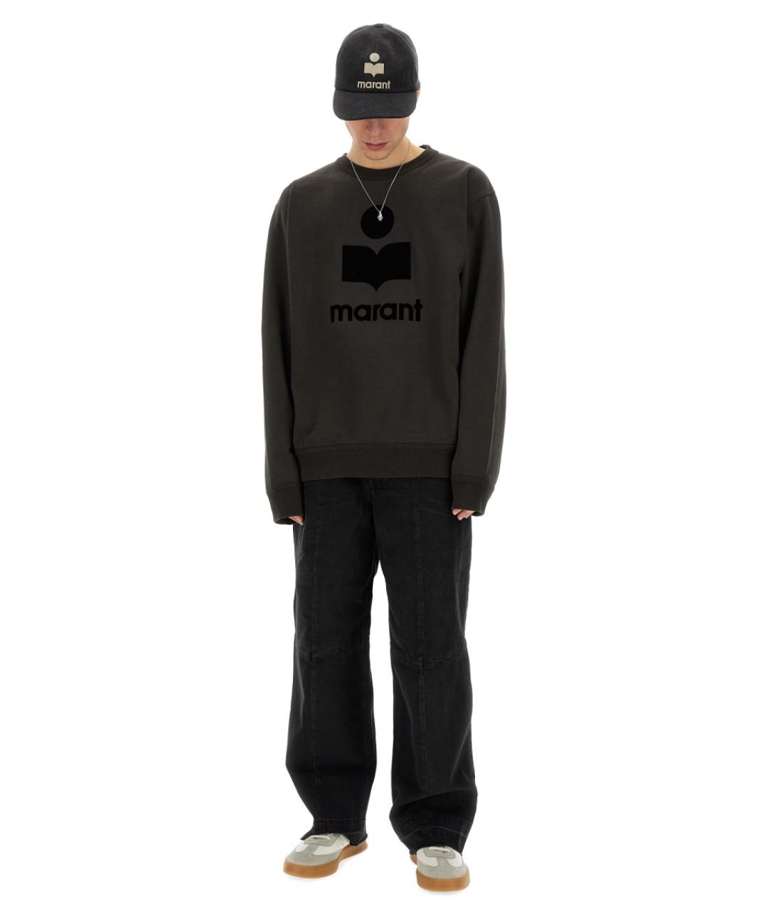 ISABEL MARANT Серый хлопковый джемпер / свитер, фото 3