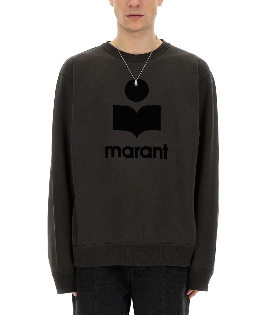 ISABEL MARANT Серый хлопковый джемпер / свитер, фото 2