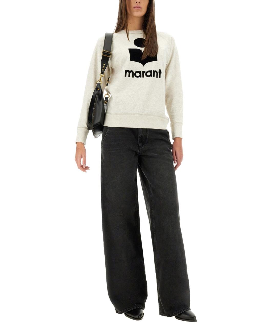 ISABEL MARANT Белый хлопковый джемпер / свитер, фото 3