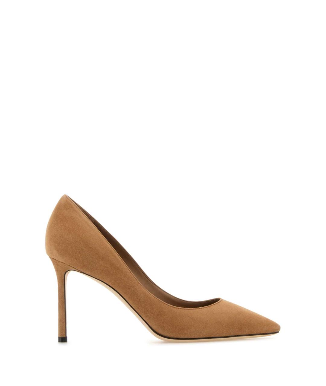 JIMMY CHOO Бежевые кожаные туфли, фото 1