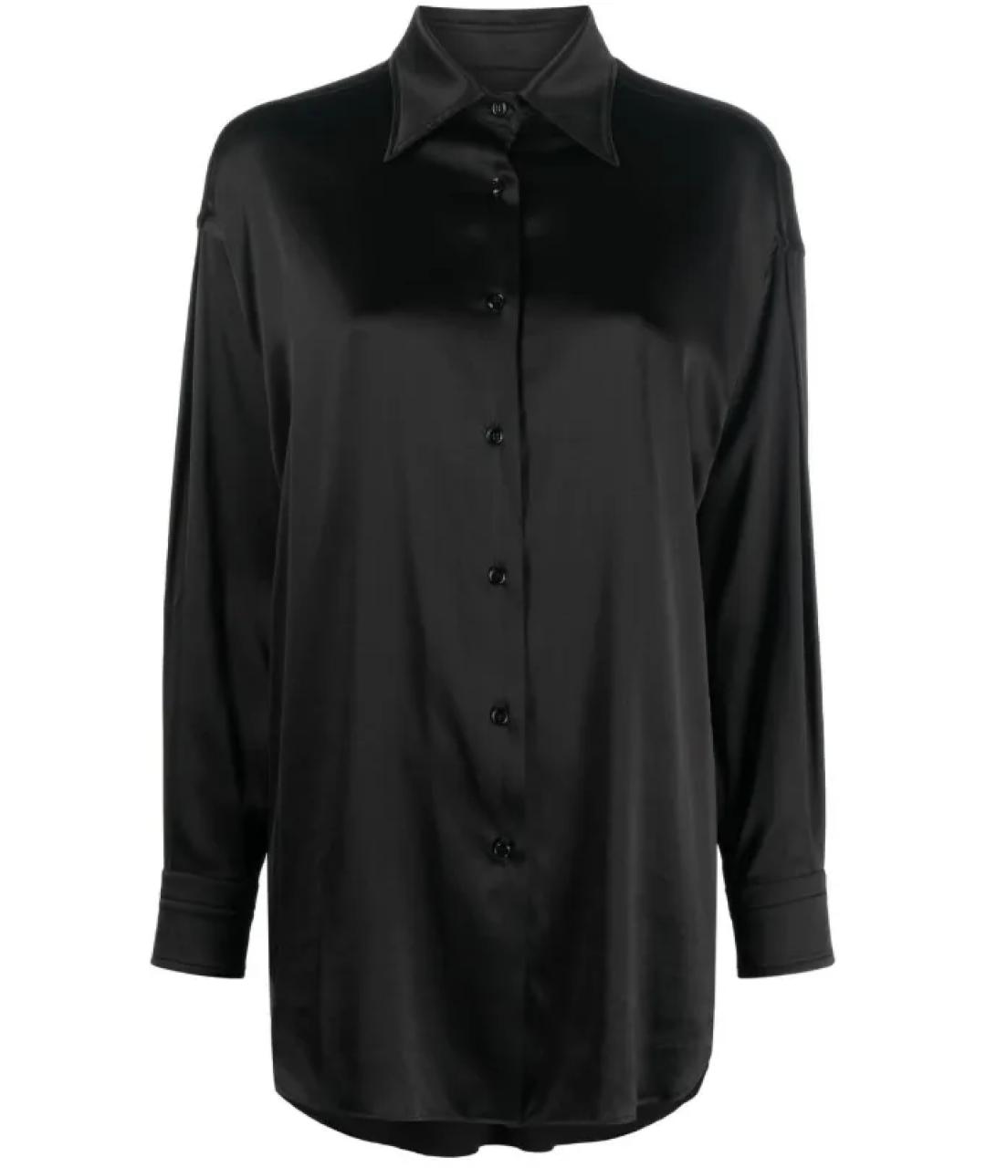 TOM FORD Черная шелковая рубашка, фото 1