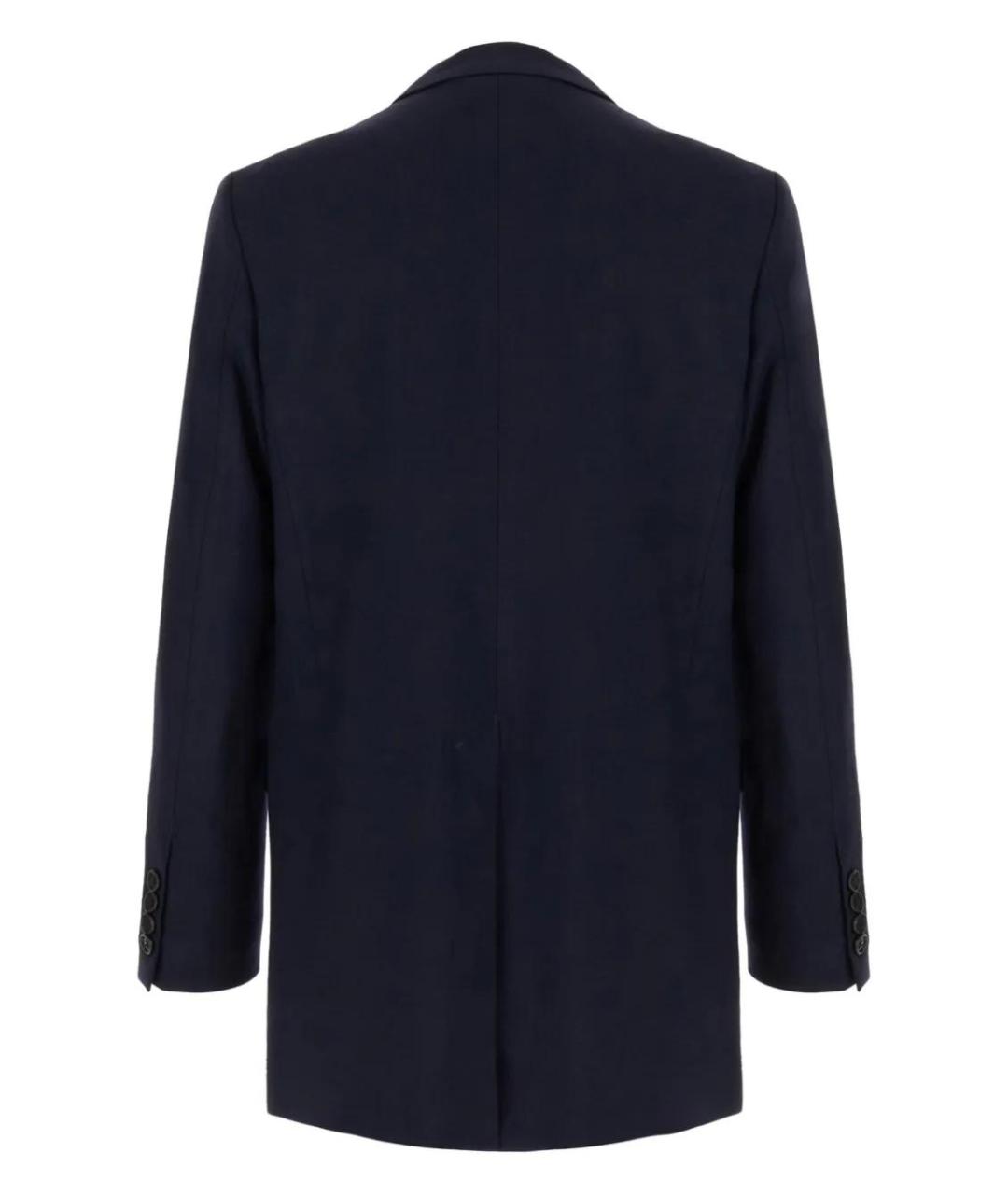 Ami Paris Синий шерстяной пиджак, фото 2