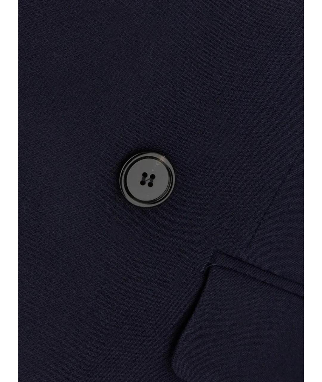 Ami Paris Синий шерстяной пиджак, фото 3