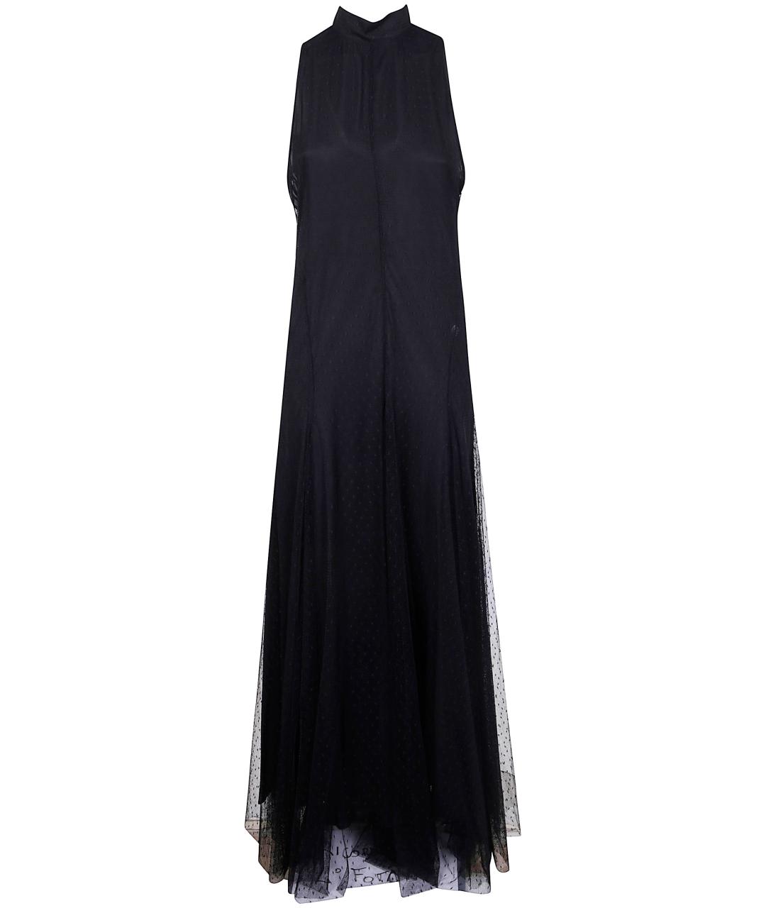 TWIN-SET Черное полиэстеровое вечернее платье, фото 5