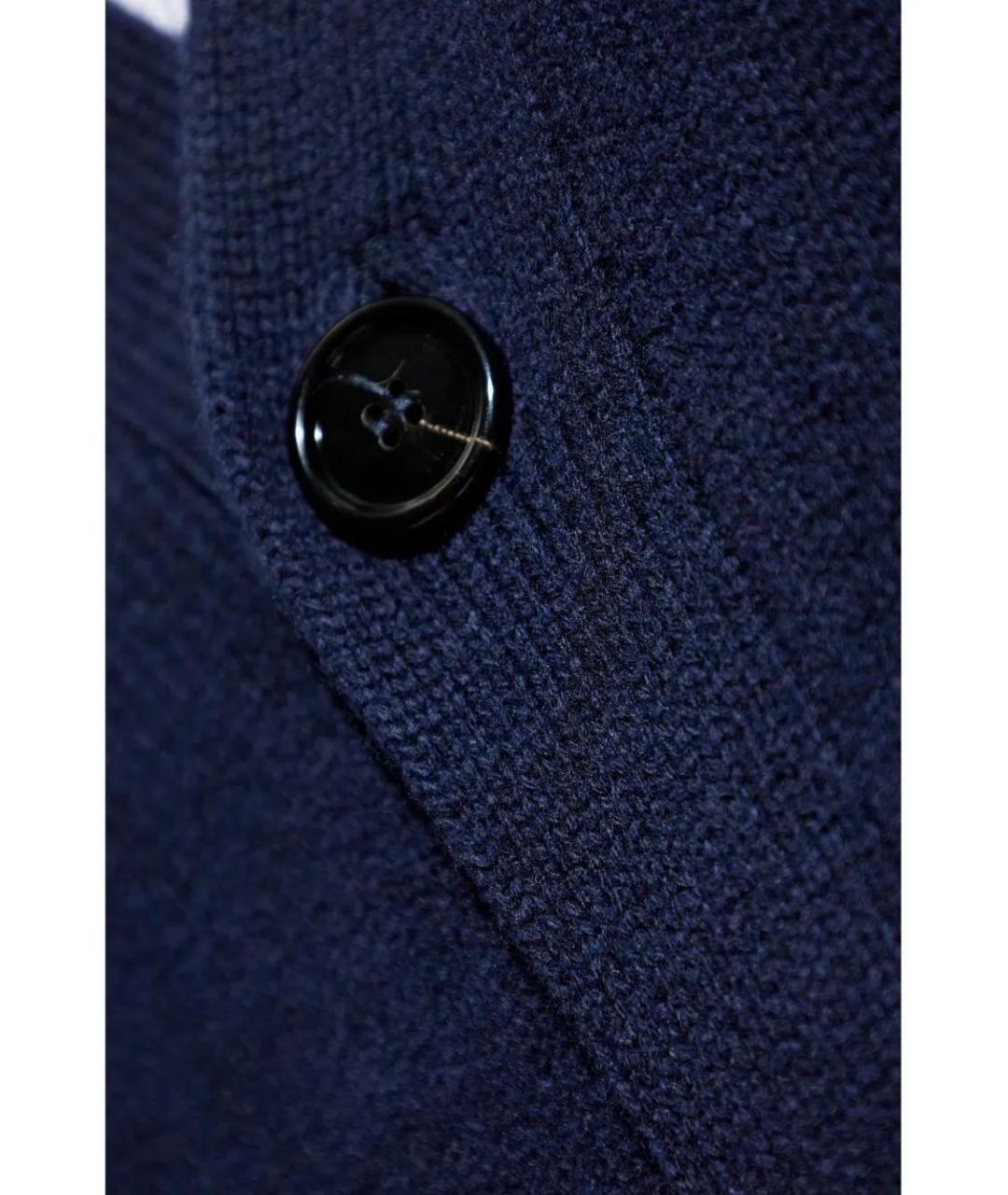 Ami Paris Синий шерстяной джемпер / свитер, фото 5