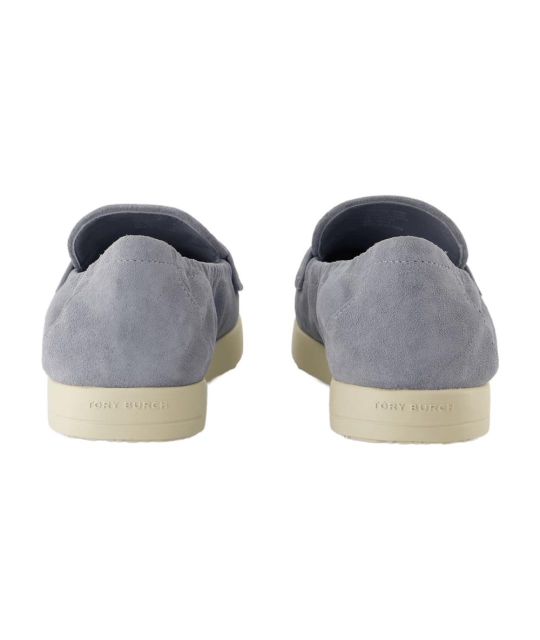 TORY BURCH Синие замшевые балетки, фото 3